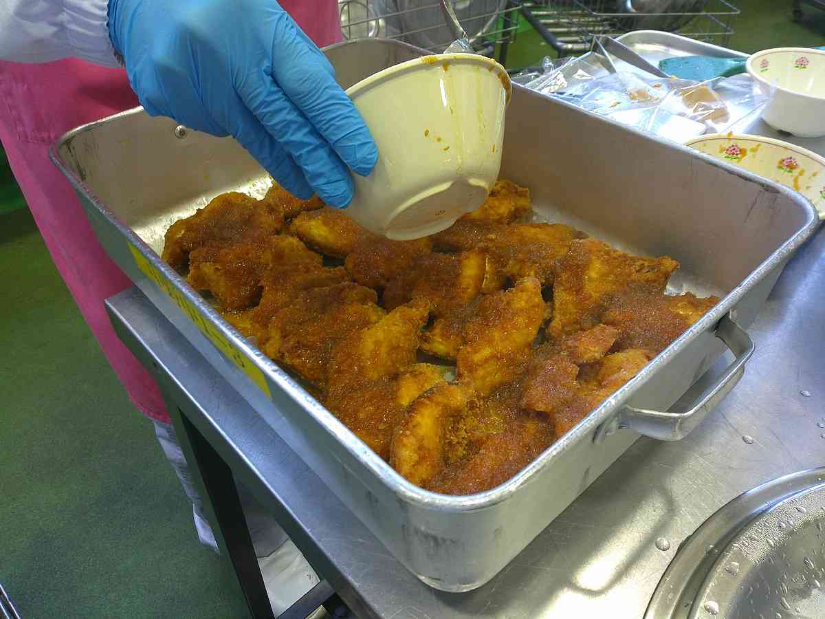 3.12たれをつけた赤魚